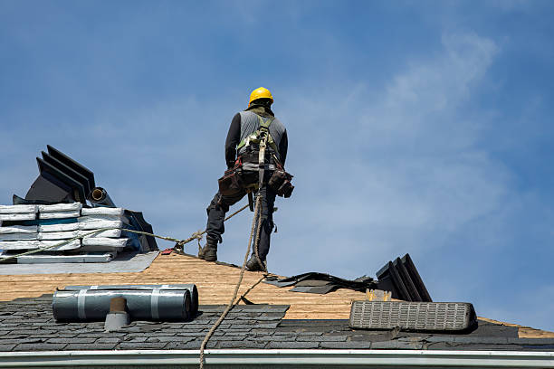 Professional Metal Roofing technician working in South Bethlehem, NY